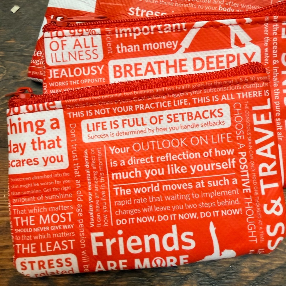 Lululemon coin pouch new without tags made out of Lululemon bags - Picture 3 of 11